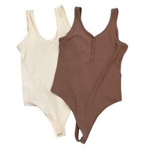 Abercrombie ribbed bodysuits.